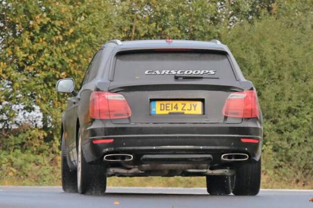 Шпионские фотографии кроссовера Bentley, 6.0 литров W12