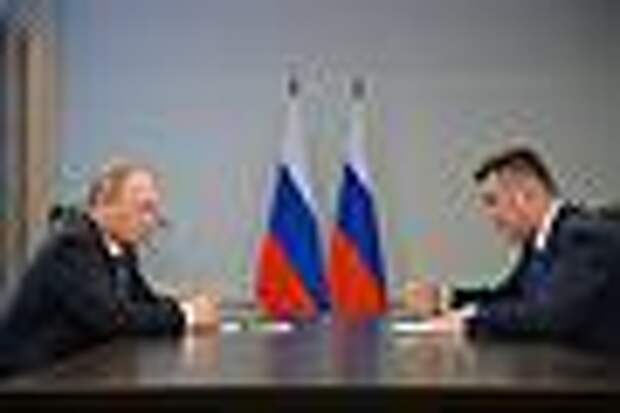 Рабочая встреча с губернатором Приморского края Владимиром Миклушевским
