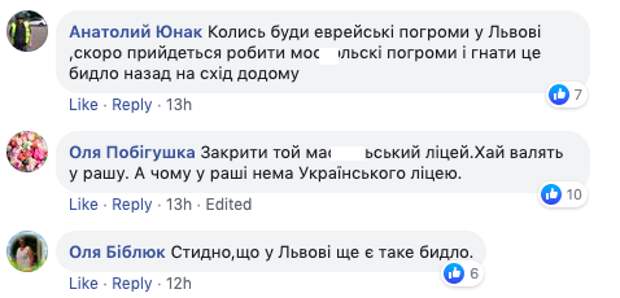 Во Львове националисты призывают сжечь школу из-за обучения на русском языке