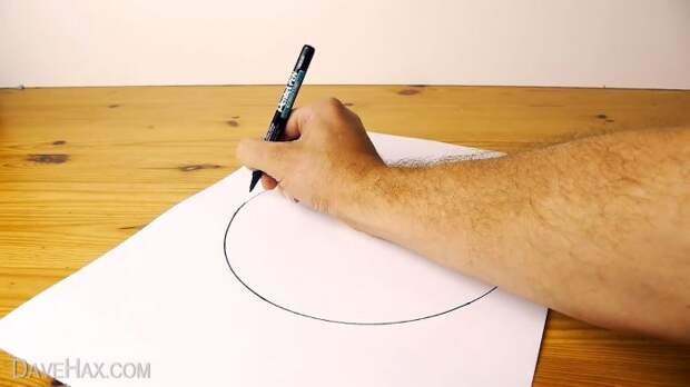 Как рисовать идеально ровные круги от руки
