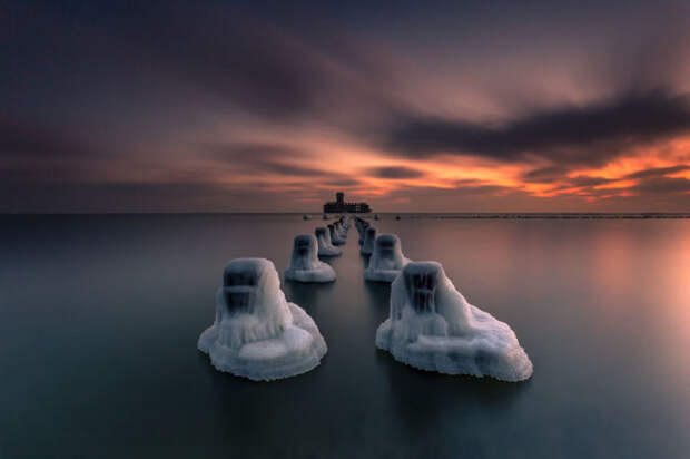 Закат на Балтийском море. Автор: Michal Olech.