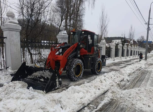 С улиц Тулы за сутки убрали семь тысяч кубометров снега