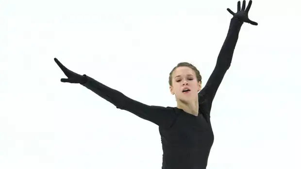 Хромых ошиблась на одном из четверных прыжков в произвольной программе на Гран-при России
