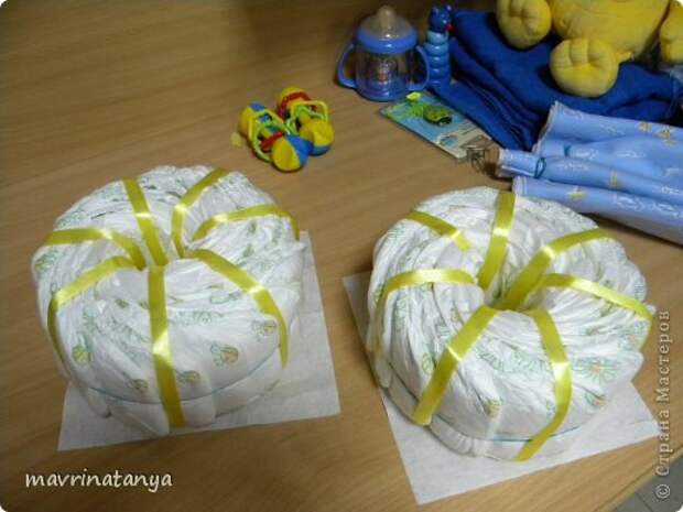 Мастер-класс Упаковка День рождения Моделирование конструирование Подарок из памперсов для мальчика Бегемот на велосипеде Мастер-класс фото 11