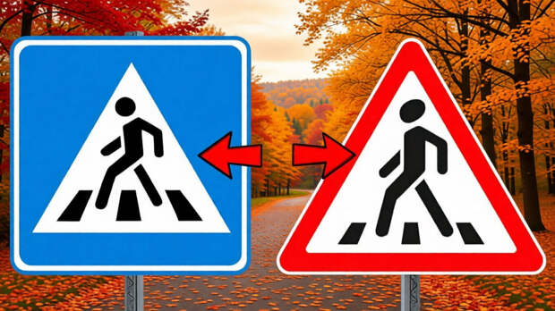 Почему треугольный знак предупреждает, а квадратный точно указывает переход и какой штраф за нарушение