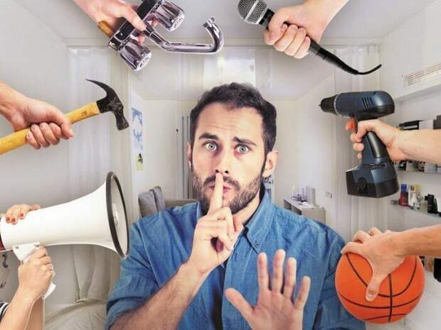 Беседы соседей за стенкой вы не расслышите, а вот работающий с утра пораньше пылесос, какая-нибудь дрель, а еще хуже перфоратор могут существенно подпортить нервную систему / Фото: gazetadaily.ru Беседы соседей за стенкой вы не расслышите, а вот работающий с утра пораньше пылесос, какая-нибудь дрель, а еще хуже перфоратор могут существенно подпортить нервную систему / Фото: gazetadaily.ru