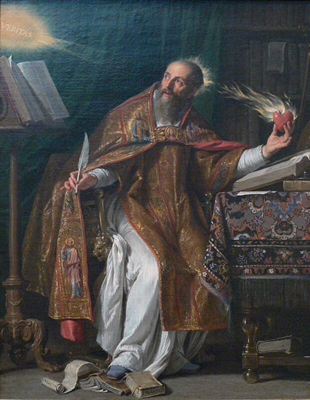 File:Philippe de Champaigne - Saint Augustine - LACMA - without frame.jpg