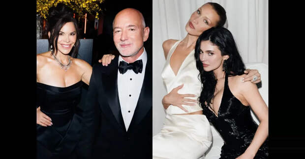 Российский фотограф Герман Ларкин показал, как Джефф Безос, Лорен Санчес, Николь Кидман, Хейли Бибер, семья Кардашьян и другие звёзды повеселились на афтепати "Оскара"