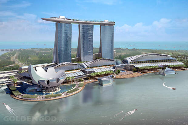 Самые дорогие отели мира. Marina Bay Sands.