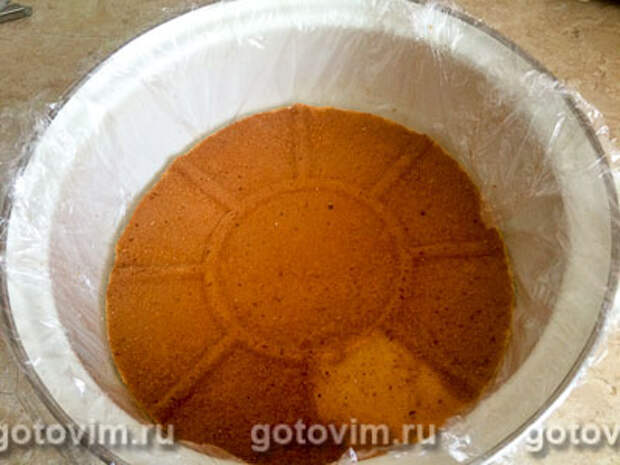 Творожно-йогуртовый торт с апельсинами без выпечки, Шаг 03