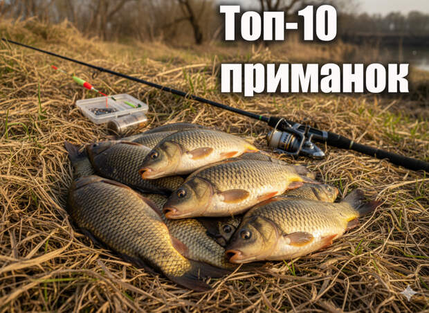 Топ-10 наживок для весенней ловли карася