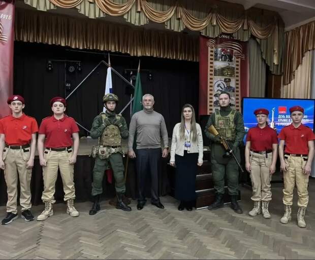 Филиал фонда "Защитники Отечества" по Адыгее провел серию уроков мужества для школьников региона