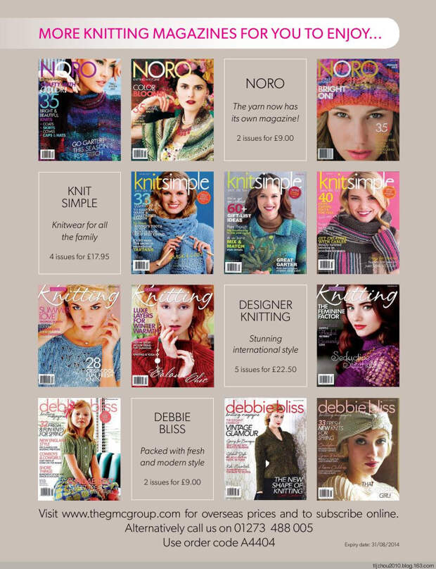 Knitting Magazine №6 2014 - 紫苏 - 紫苏的博客 Knitting Magazine №6 2014 - 紫苏 - 紫苏的博客