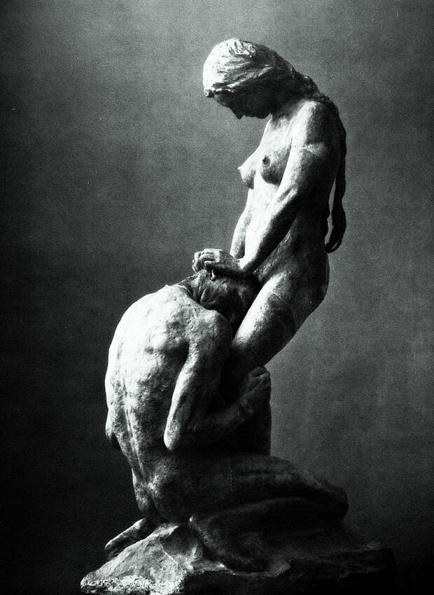 4) Румынский скульптор Nichita Stanescu создал "Náceme" в начале 20 века Мужское тело, Скульптуры, женские формы