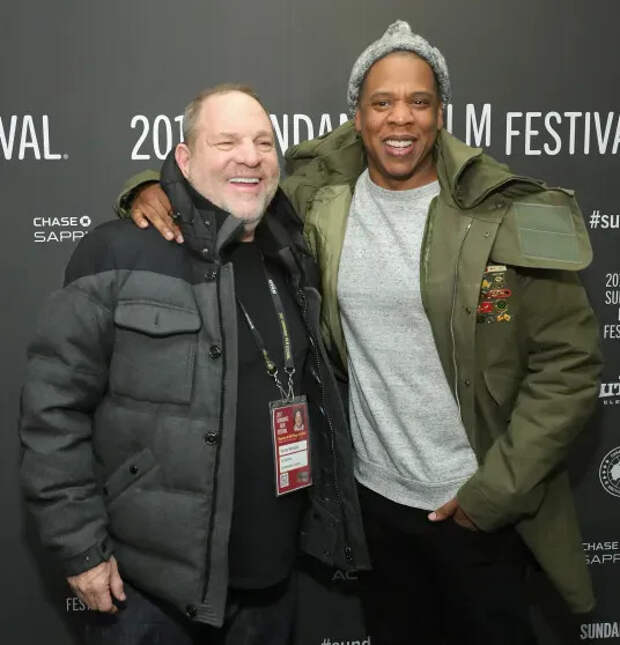 Харви Вайнштейн и Джей-Зи в 2017 году