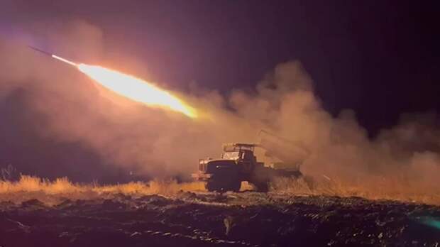 «Град» обрушился на украинских боевиков в Запорожской области