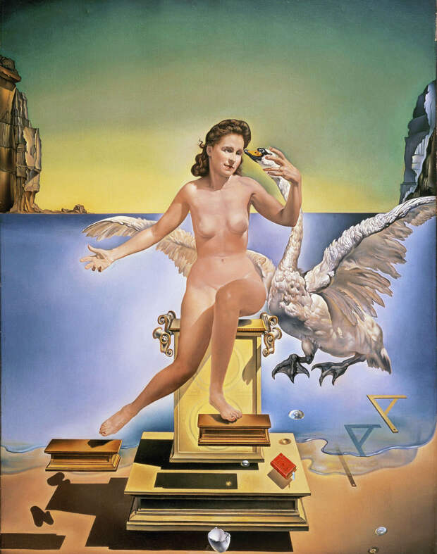 Сальвадор Дали, «Атомная Леда», 1949 год