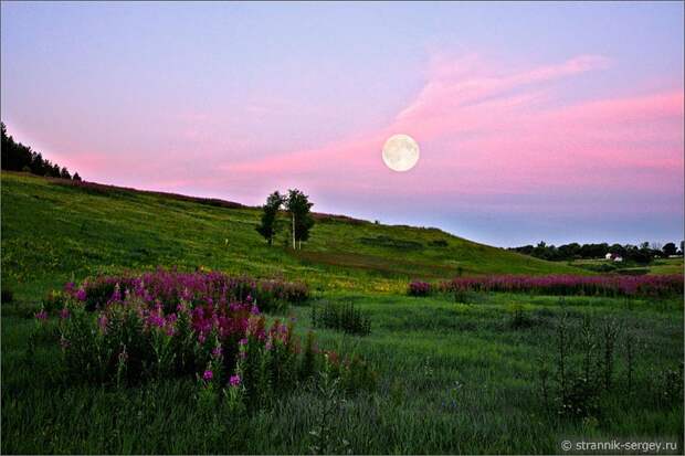 Лунная ночь полнолуние утренняя луна фото