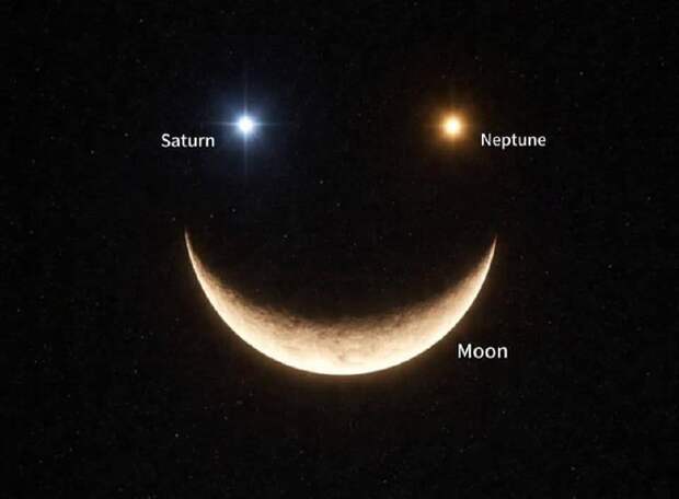 Космический смайлик: сегодня небо вам улыбнется — в прямом смысле