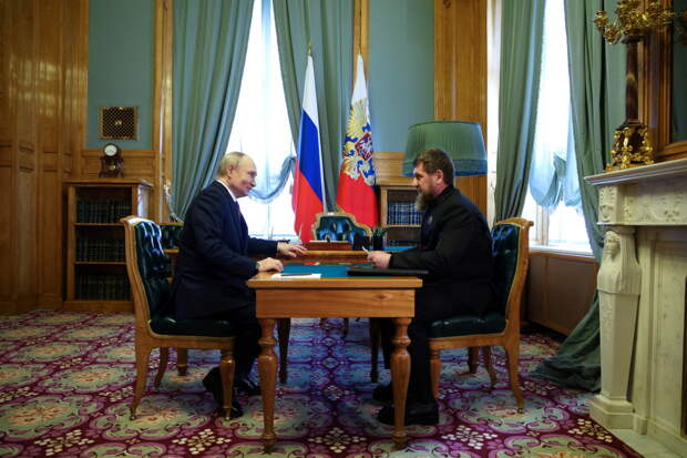 Путин выразил надежду на поддержку Кадырова жителями Чечни на выборах