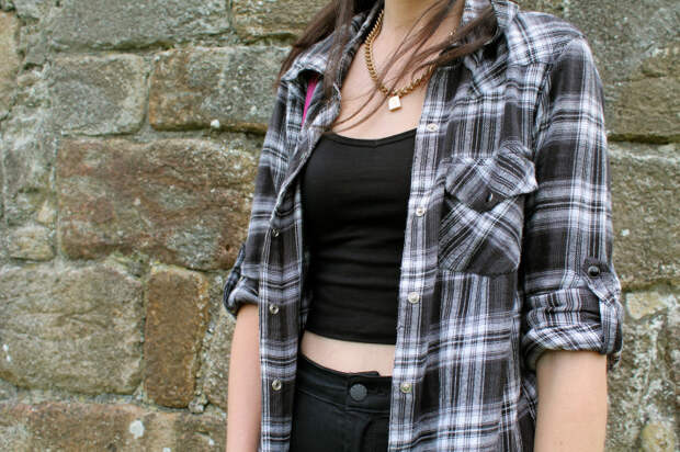 Irish Fashion Monochrome Checks 15