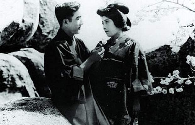 Хаякава и  Цуру Аоки, 1919 год. /фото:thevintagenews.com