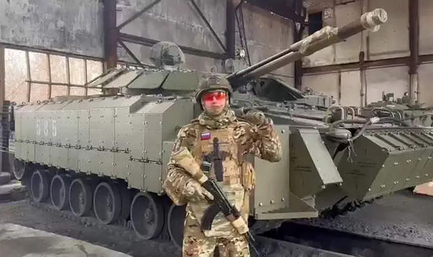 Российские военные в зоне СВО начали получать БМП-3 с ДЗ 4С24, но без антидроновой защиты