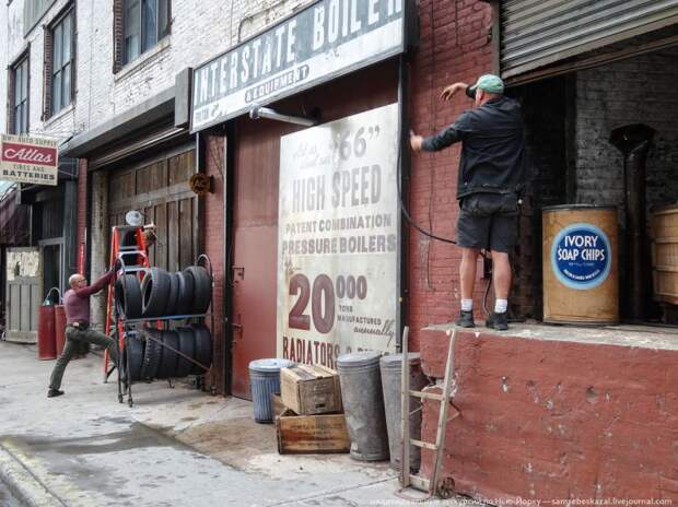 На съемочной площадке фильма Стивена Спилберга кино, авто, стивен спилберг