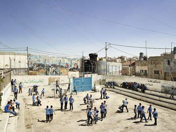 Aida Boys School, Вифлеем, Западный берег реки Иордан дети, игровые площадки, мир, путешествия, страны