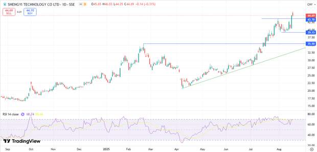 Сильный рост акций Shengyi Technology исчерпал потенциал
