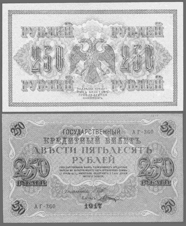 Причины помещения свастики на российских бумажных деньгах образца 1917 и 1918гг.