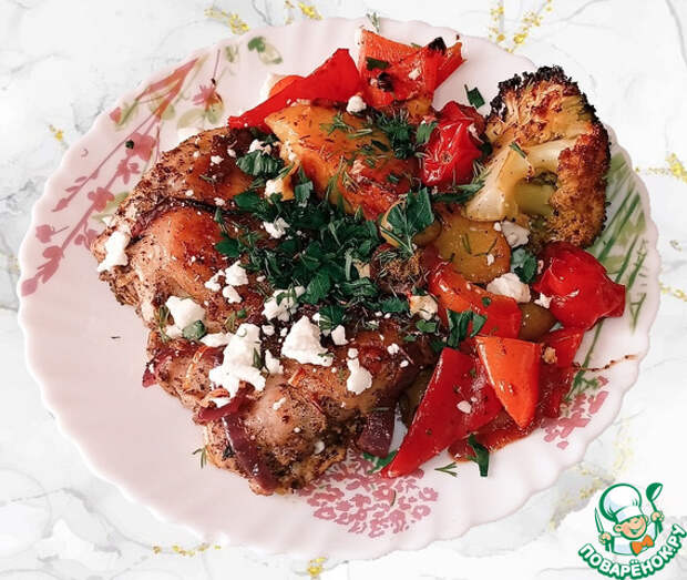 Курица с картошкой по-гречески