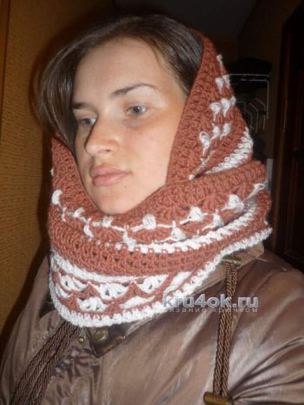 Вязаные крючком шарфы