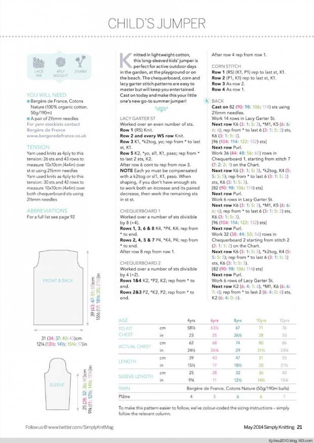 Simply Knitting №120 2014 - 紫苏 - 紫苏的博客