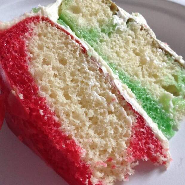 Christmas poke cake.