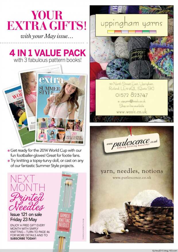 Simply Knitting №120 2014 - 紫苏 - 紫苏的博客