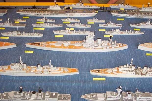 Грандиозная коллекция кораблей-моделей