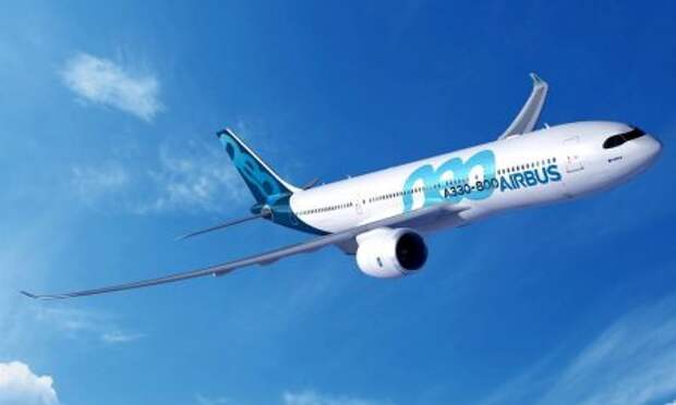 Airbus A330-800neo с двигателями Rolls-Royce, макет