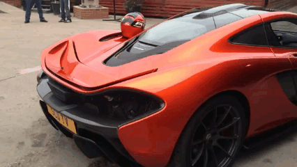 Выдвижные спойлеры на спортивных автомобилях в действии gif, автогифки, антикрыло, гифка, спойлер анимация