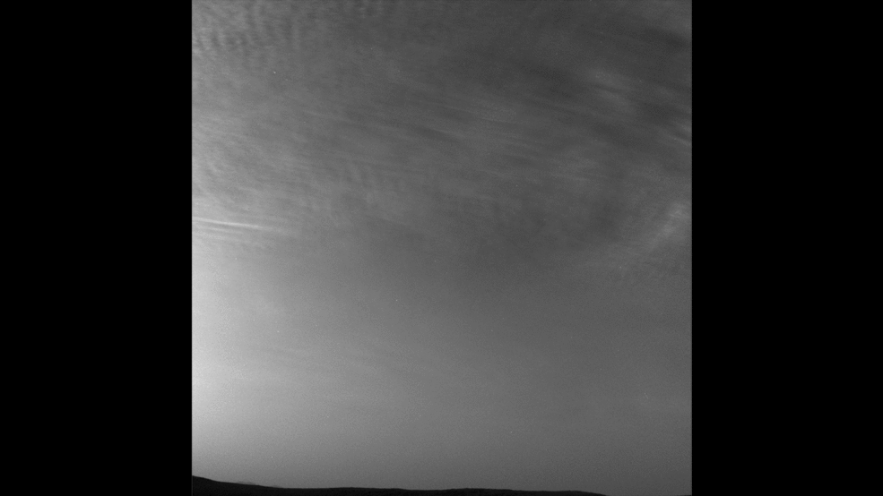 облака на Марсе