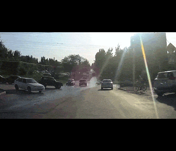Ну чего только не увидишь на дорогах! Вот это да!
