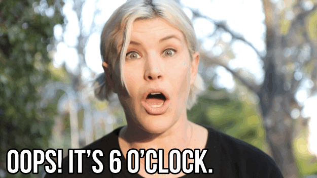 That lie you bring out when you just can't handle another YouTube video blasting from the iPad and you don't want a tantrum because you said no.