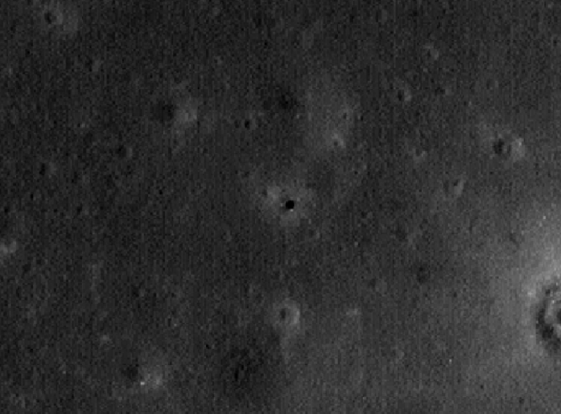 Место посадки Surveyour 1 в полуденном и вечернем свете