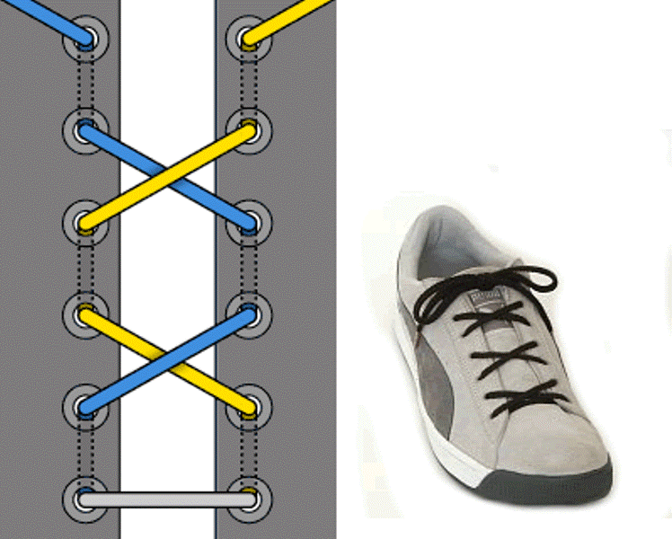 Как завязывать шнурки на кедах, кроссовках: Интересные способы интересное, мода, стиль
