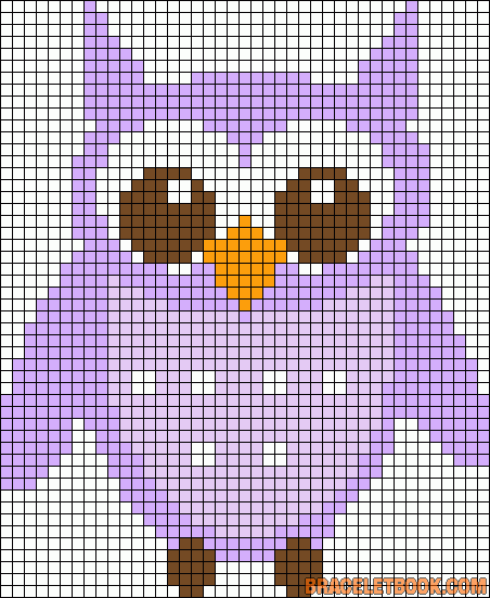 Owl perler bead pattern