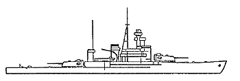 Рисунок. Сиамские суда береговой обороны "Dhonburi" и "Sri Ayuthia".