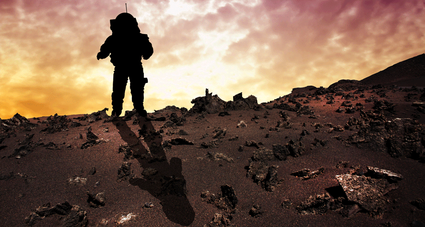 Mars astronaut