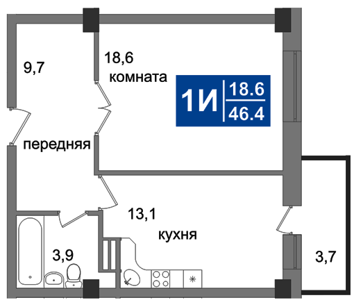 Ремонт 1-к квартиры на продажу Ремонт 1-к квартиры на продажу